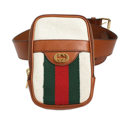 GUCCI Ophidia Dreifarbige Canvas Hüfttasche 30785652