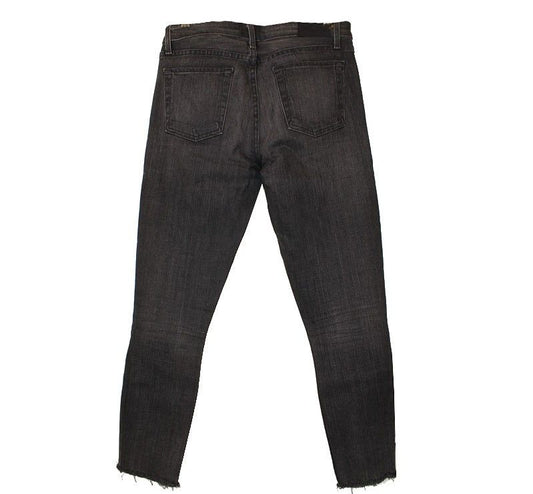 THEORY Graue Waschung Damage Skinny Jeans 25 26809758