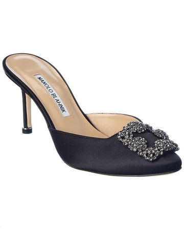 MANOLO BLAHNIK 新しいサテンパンプス Hangisimu 70 サテンパンプ 1313296274 30367822