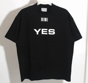 VETEMENTS VTMNTS YES NO T-Shirt Schwarz 23SS 44703756