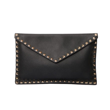VALENTINO エンベルロップ・ロックスタッド・クラッチバッグ 30118-2 8135427828 44840562