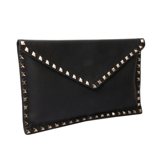 VALENTINO エンベルロップ・ロックスタッド・クラッチバッグ 30118-2 8135427828 44840562