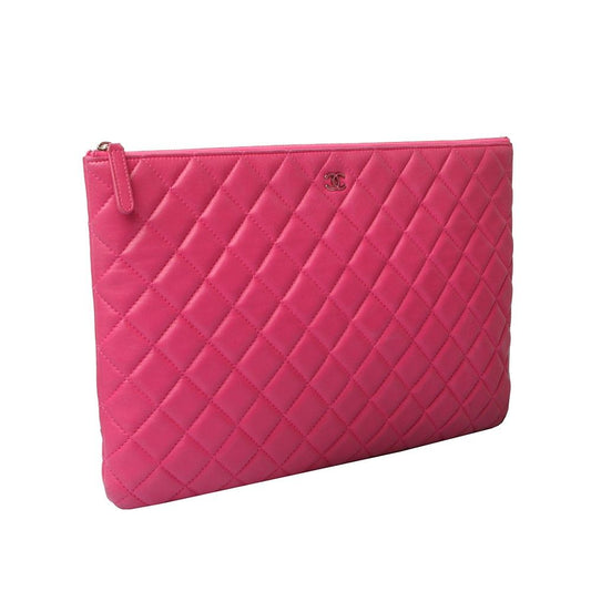 CHANEL Classic Lambskin Clutch Bag Large 30188 8211591410 45300058