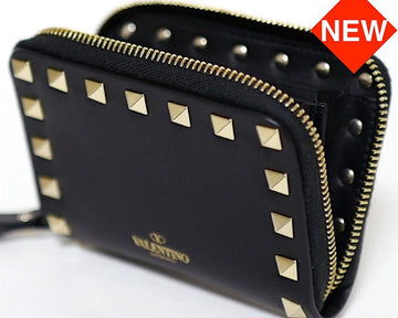 VALENTINO ロックスタッド カード+コインケース P0358 30482299