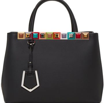 FENDI Petite 8BH253SL5 Zu Jours Studded Bag 30480656