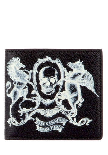 ALEXANDER MCQUEEN スカルプリント二つ折り財布 30481445
