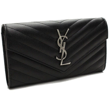 SAINT LAURENT カビアロング財布 BOW02 372264 32045669