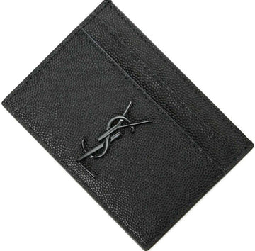 SAINT LAURENT Kartenetui mit Monogramm Schwarz 485631 30626863
