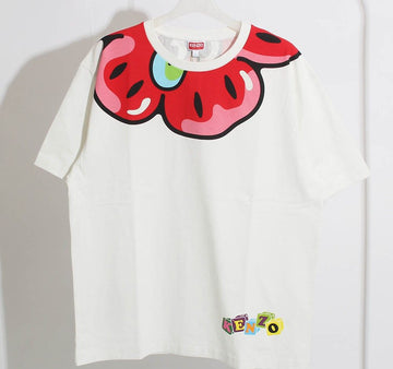 KENZO Boke Boy Overfit T-Shirt Weiß 23SS 43162278