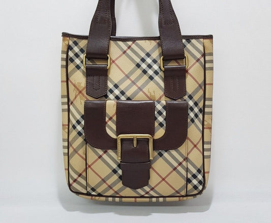 BURBERRY バックル装飾チェックショルダーバッグ 48353410