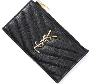 SAINT LAURENT Caviar Monogram Kartenhalter 607915 34237787