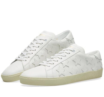 Saint Laurent White Star Patch Sneakers 4855850MP00 30480622