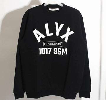 ALYX Logo-Print Sweatshirt Schwarz 23SS 43516814
