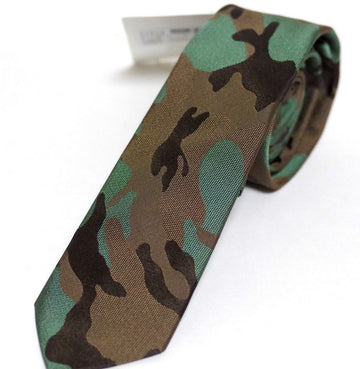 Valentino Camouflage Silk Tie 30482327