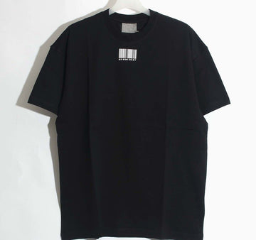 VETEMENTS VTMNTS Barcode Druck T-Shirt Schwarz VL12TR460B 1602 29257390