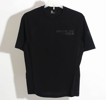 Moncler Grenoble Logo Stretch Short Sleeve Black 23SS 50768083