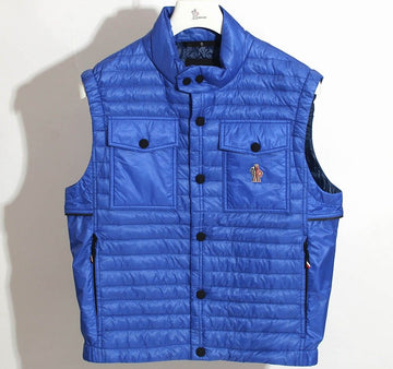 Moncler Grenoble Lightweight Padded Vest Blue OLLON 50768340