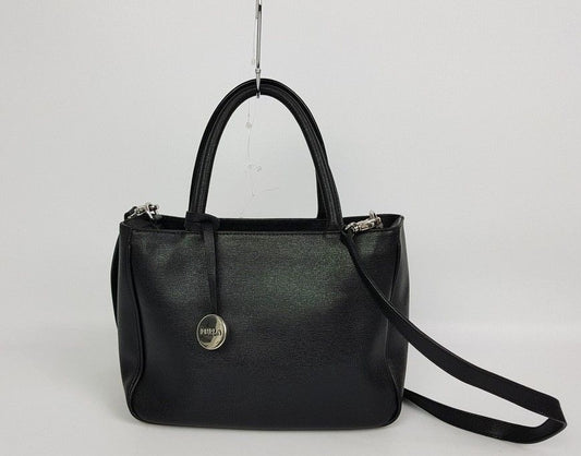 Furla Black Leather 2WAY Bag 27063144