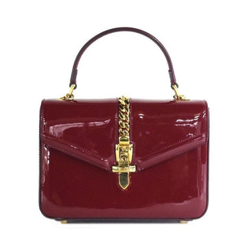 Gucci Patent Silvie 1969 Mini Top Handle Bag 589479 18617969