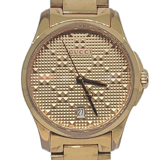 Gucci Gold-Plated Watch 126.5 11012113753 27214763
