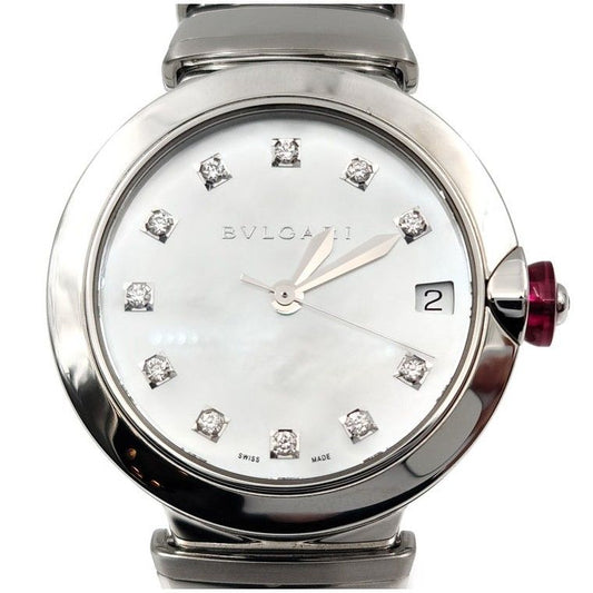 Bulgari Lucea Diamond Steel Watch 102199 110822033 40023977