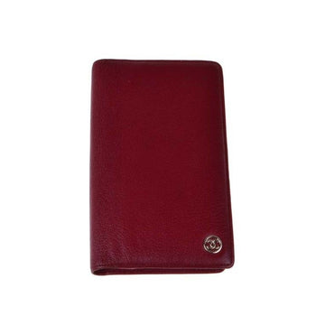 CHANEL Burgundy Long Wallet 41112040150 18367987