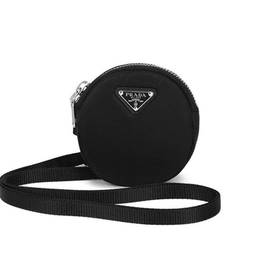 PRADA Dreiecklogo runder Armbeutel Mini Tasche Schwarz 1TT129 2CKI F0002 1000001303 52859695