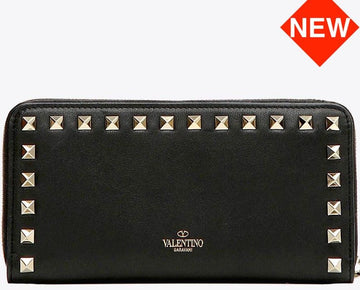 VALENTINO ロックスタッド ラウンドジップ 財布 30481409