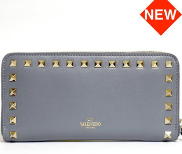 Valentino Gold Rockstud Long Wallet 30481368