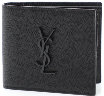 SAINT LAURENT Schwarze Logo Geldbörse 453276 BTY0U 32694076