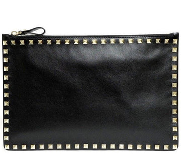 VALENTINO Lockstud Clutch in Gold - 269 30481244