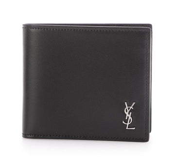 SAINT LAURENT Logo Geldbörse Silber 6077271 JB0E 32453640