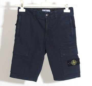 STONE ISLAND Kinder Cargo Shorts Navy 23SS 50768155