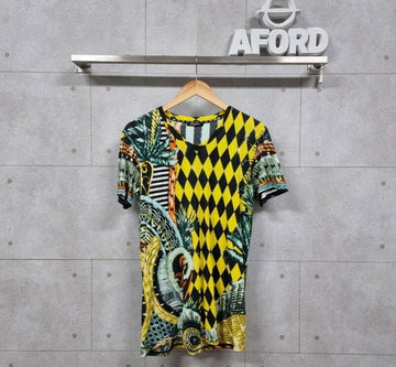 BALMAIN Tropischer Druck T-Shirt 48214334