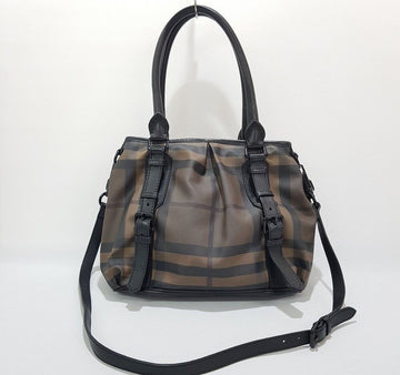 BURBERRY チェックトートショルダーバッグ 54787143