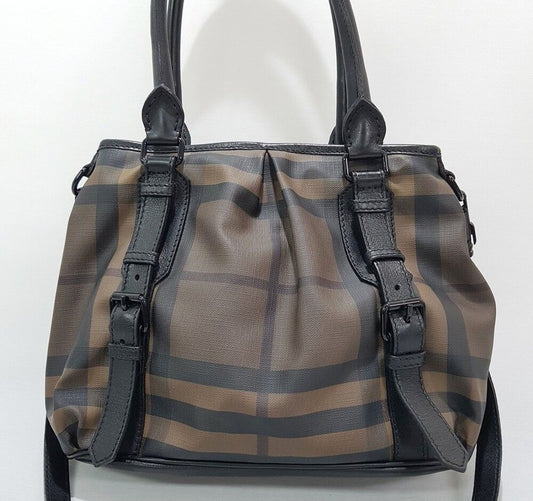BURBERRY チェックトートショルダーバッグ 54787143