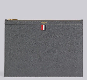 THOM BROWNE Clutch Dunkelgrau MAC021L 30481003