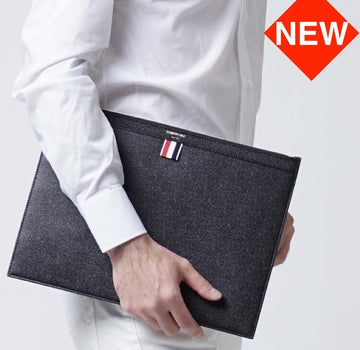 THOM BROWNE トム・ブラウン MAC021L ラージ クラッチ 30480365