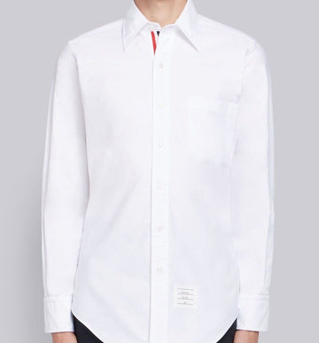 THOM BROWNE Weißes Oxford-Hemd MWL010E 30853518