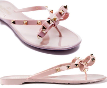 Valentino Water Rose Rockstud Sandals 30480830