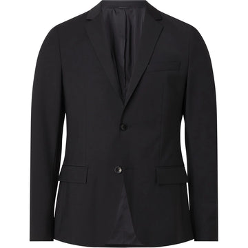 Calvin Klein Refurbished Wool Blend Regular Blazer Black 625431 68422319
