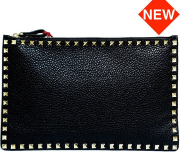 VALENTINO Rockstud Leder Medium Clutch 0269 30481248