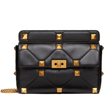 VALENTINO 22FWWW2B0I60BSFラージロマンスタッズチェーン 30480915