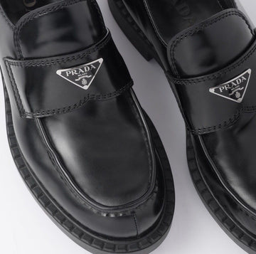 PRADA Lederlofer mit Schokoladenbürstung 2DE127 49004438