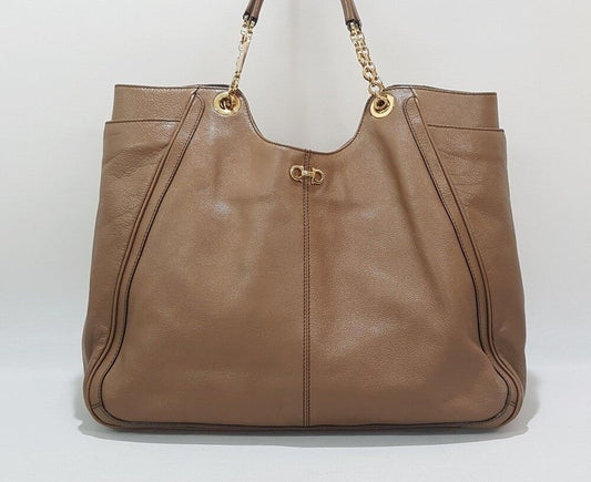 SALVATORE FERRAGAMO チェーントートショルダーバッグ 50303760