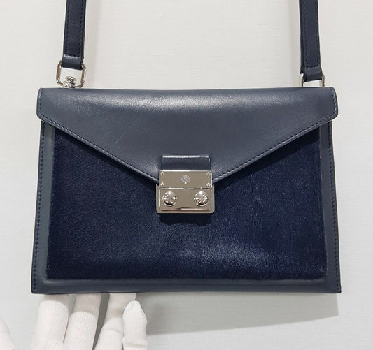 Mulberry Silver-tone Reversible Suede Mini Crossbody Bag 59291286