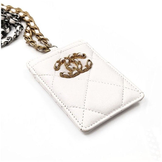 CHANEL 19 Chain Card Wallet Crossbody Bag 92223043 59402911