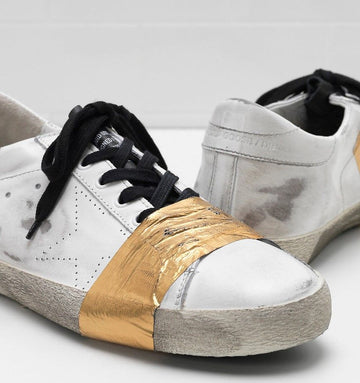 Golden Goose C77 Gold Scatch Sneakers 30482086