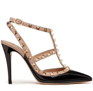 VALENTINO Patentleder Rockstud Cage Pumps WS0393 48139310