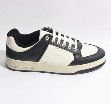 Saint Laurent 23FW SL61 Leather Sneakers Black White 713600 AAAWR 9063 59424780
